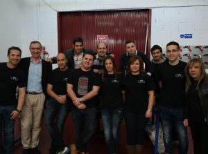Foto de final de curso del curso Montador de Estructuras Aeronáuticas de 2016