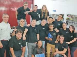 Foto de final de curso del curso Montador de Estructuras Aeronáuticas de 2017